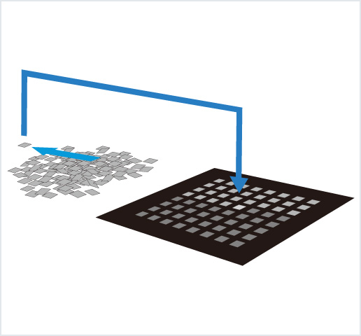 ［Image］Tray setter： 小尺寸单片用托盘排列机